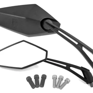 Bezpečná Platba Sada zrcátek černá M8 / M10 homologované univerzální