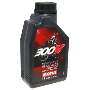 Olej Motul 4T 5W40 300V Factory Line Off Road 1L Tovární Cena