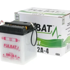 Celosvětová Doprava Baterie Fulbat 6V 6N4-2A-4, včetně kyseliny