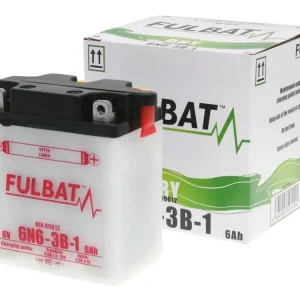 Baterie Fulbat 6V 6N6-3B-1, včetně kyseliny Nejlepší Volba