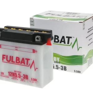 Baterie Fulbat 12N5.5-3B, včetně kyseliny Originální