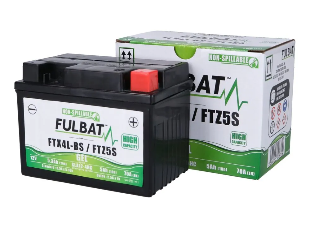 Baterie Fulbat FTX4L / FTZ5S GEL Tovární Cena