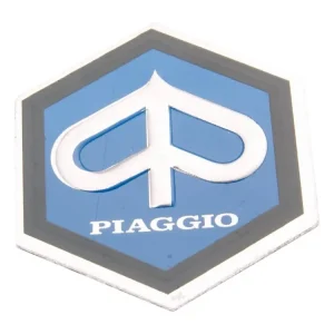 Znak Piaggio 25x30mm k nalepení, Vespa PX, PE 80, 125, 200 Pouze Dnes