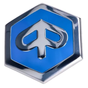 Akce Značka Piaggio šetiúhelník 42x48mm k zacvaknutí, Piaggio Beverly, Carnaby, X7, X8, X10