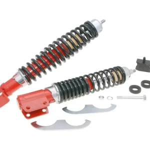 Exkluzivní Sada tlumičů Carbone Sport červená / černá, LML Star, Deluxe, Vespa PX, PE