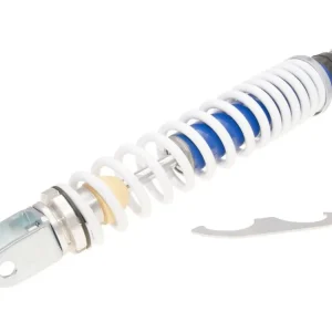 Akce Zadní tlumič Carbone Sport 350mm modrá / bílá, Gilera Runner 50, Vespa ET2, ET4, LX, LXV 50