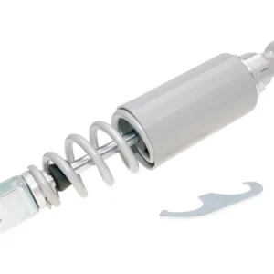 Zadní tlumič Carbone Sport 285mm stříbrná / šedá, Aprilia Scarabeo 50 (Minarelli motor) Vrácení Zdarma