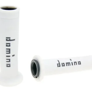 Limitovaná Edice Gripy Domino A010 on-road bílo - černé, otevřené