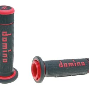 Gripy Domino A180 ATV plyn na páčku 22/22mm černo - červené Top Prodej