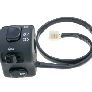 Bezpečná Platba Přepínač levý, světla, blinkry, klakson - univerzální (černý)