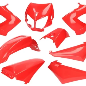 Akční Nabídka Sada plastů, červená, Derbi Senda R, SM X-Treme, SM DRD