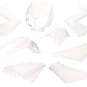 Sada plastů, bílá, Derbi Senda R, SM X-Treme, SM DRD Originální