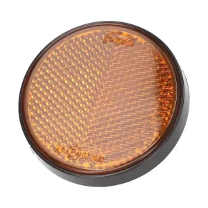 Odrazka kulatá 55mm oranžová, šroubovací Hromadná Objednávka