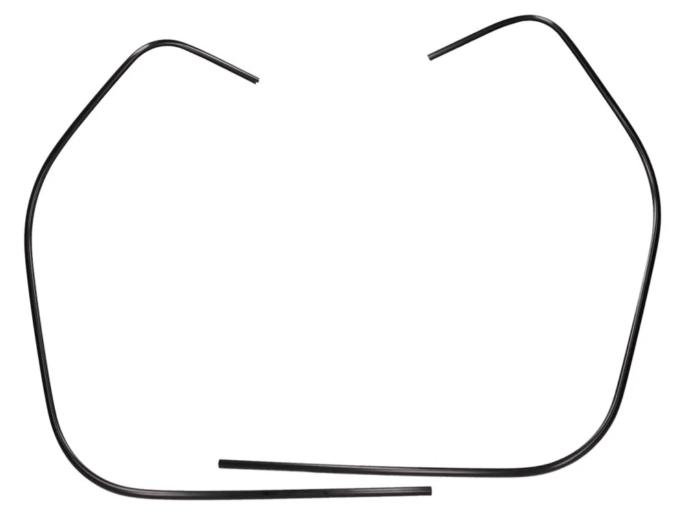 Speciální Cena Olemování chrániče nohou L+P, černé, Vespa GT, GTS, GTV 125-300ccm 1400mm, (2003-2018)