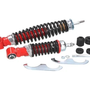 Sada tlumičů Carbone Sport červená / černá, Vespa PK 50 do roku 1989 Cenová Bomba