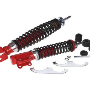 Sada tlumičů Carbone Sport červená / černá, Vespa PK 50 1990-, PK 80/100/125 Cenová Bomba