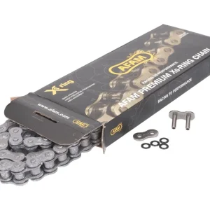 Výprodej Řetěz AFAM XS-Ring zesílený, černý - 525 XMR3 x 108