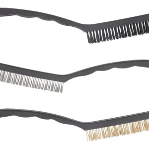 Nová Kolekce Sada kartáčů 225mm ocel, mosaz, 3ks