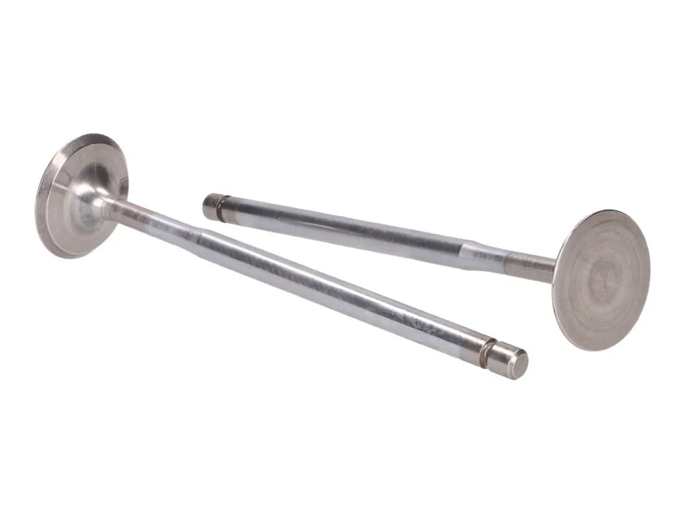 Výfukové ventily Malossi pro 4V H2O hlavu, Piaggio 125-300cc 4T LC Vysoce Kvalitní