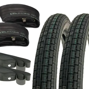 Horká Nabídka Sada pneu Heidenau K30 2.75-16 M/C 46J TT s dušemi