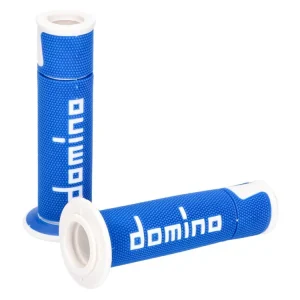 Gripy Domino A450 on-road racing modro - bílé, otevřené Nízká Cena