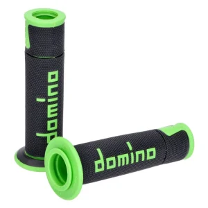 Gripy Domino A450 on-road racing černo - zelené, otevřené Nízká Cena