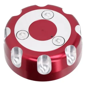 Víčko nádrže alu červená, Aprilia RX 50, SX 50, Derbi Senda R, Senda SM, Gilera SMT 50, RCR 50 Bezpečná Platba