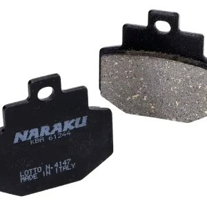 Brzdové destičky Naraku organic, Benelli, Gilera, Piaggio Aktuální