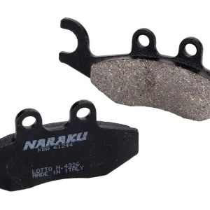 Brzdové destičky Naraku organic, Aprilia, Derbi, Gilera, Peugeot, Piaggio, Vespa Omezená Nabídka