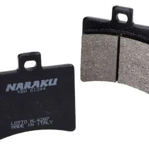 Vrácení Zdarma Brzdové destičky Naraku organic, Aprilia, Baotian, Derbi, Malaguti