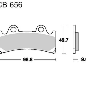 Brzdové destičky LUCAS MCB 656 SV Oblíbený