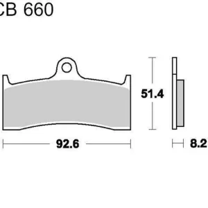 Brzdové destičky LUCAS MCB 660 SV Ověřený