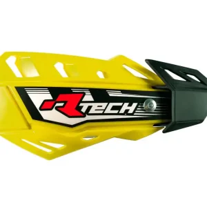 Bezpečná Platba RACETECH (RTECH) kryty páček FLX CROSS/ENDURO barva žlutá (se 2 typy držáků na řidítka a rukojeti)