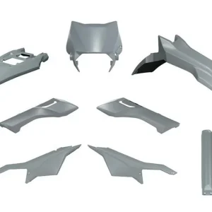 Levný RACETECH (RTECH) kompletní sada plastů SURRON ULTRA BEE 23-25 barva šedá