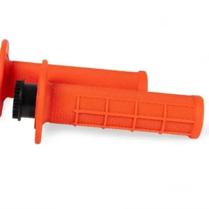 RACETECH (RTECH) řazení (gripy) R20 LOCK-ON (22+25mm) barva oranžová NEON (HALF WAFFLE) + 8 adaptérů pro lanka (R-MPRAN000021) Ihned K Objednání