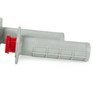 RACETECH (RTECH) řazení (gripy) R20 LOCK-ON (22+25mm) barva šedá (HALF WAFFLE) + 8 adaptérů pro lanka (R-MPRGR000021) Zlevněný