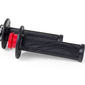 RACETECH (RTECH) řazení (gripy) R20 LOCK-ON (22+25mm) barva černá + 8 adaptérů pro lanka (R-MPRNR000020) Odeslání Ihned