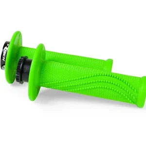 RACETECH (RTECH) řazení (gripy) R20 LOCK-ON (22+25mm) barva zelená NEON + 8 adaptérů pro lanka (R-MPRVF000020) Nejlepší Cena