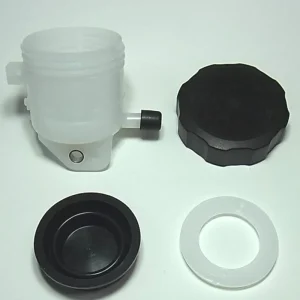 Prémiový TOURMAX nádržka brzdové kapaliny s krytem a těsněním přední YAMAHA R6, R1, / SUZUKI GSX-R, SV, TL / KAWASAKI ZX-6R, 7R, 9R, 10R vyrobeno v Japonsku