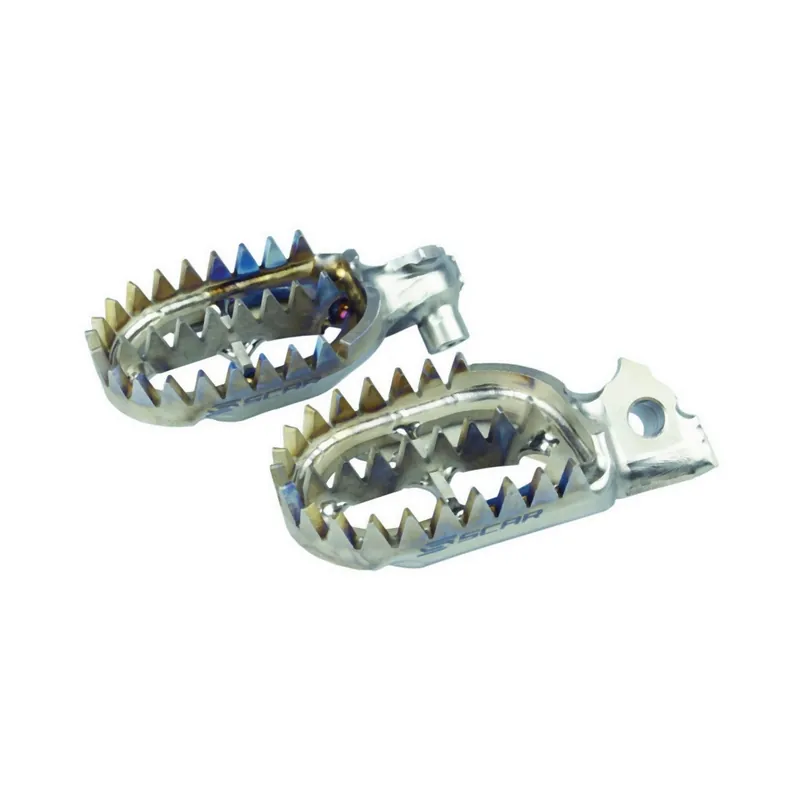 SCAR závodní stupačky řidiče titanové GRIPPER HONDA CRF 250R 04-25, CRF 450R 02-25 Exkluzivní