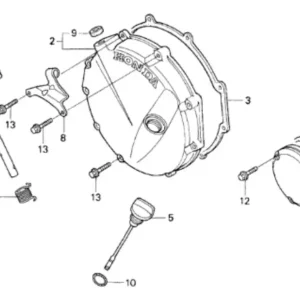 Akční Nabídka ATHENA těsnění pravého krytu motoru (kryt klikového hřídele) HONDA CB 750 SEVEN FIFTY 92-03, CBX 750 84-95, CBR 1000F 87-93