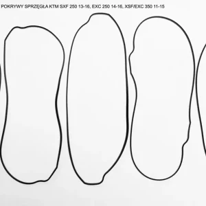 ATHENA těsnění krytu spojky KTM SXF 250 13-16, EXC 250 14-16, XSF/EXC 350 11-15 (vnější O-kroužek), OEM, 77230027000 Cenově Výhodný