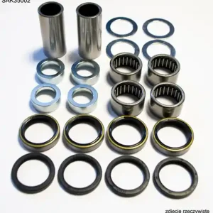 BEARING WORX sada na opravu kyvné vidlice KTM SX/SXF 04-15 ,EXC/EXCF 04-16, HUSQVARNA TE/FE 11-16,HUSABERG TE/FE 11-14, (28-1168) (pouzdro/objímka 17X22X48mm-2 kusy, ložiska 22X28X16mm-4 kusy) Doprava Zdarma