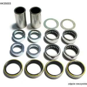 Expresní Doručení BEARING WORX sada na opravu kyvné vidlice KTM SX/SXF 16-22, EXC-EXCF 17-23, HUSABERG 390/450 09-11, HUSQVARNA 16-19, BETA RR,HUSQVARNA TC/FC 16-23, FE/TE 17-23 (28-1125)(pouzdro/objímka 17X22X39mm-2 kusy, ložiska 22X28X12mm-4 kusy)