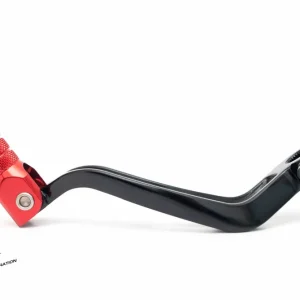 Akce ACCEL spojková páčka BETA RR 125/250/300/350/390/430/498 13-24 hliníková barva černá, koncovka červená