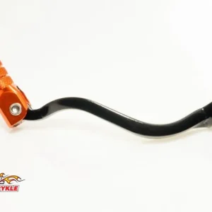 ACCEL spojková páčka KTM SX/EXC 125/200/250/300 98-15, SXF250 13-15, SXF350 11-15, SXF450 07-12, EXC200 01-16 ALU KOL. černá, koncovka oranžová Aktuální