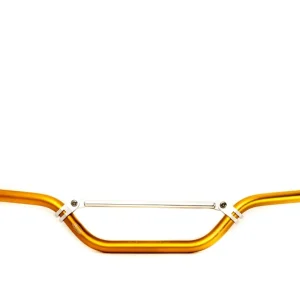 Sleva ACCEL řidítka hliníková s hrazdou (22,2mm) MX MINI barva zlatá ( šířka 732mm, výška 100mm)