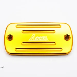 Prémiový ACCEL kryt brzdové pumpy přední HONDA STREET barva zlatá -
