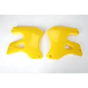 UFO kryty chladiče SUZUKI RM 125/250 96-98 barva žlutá Celosvětová Doprava