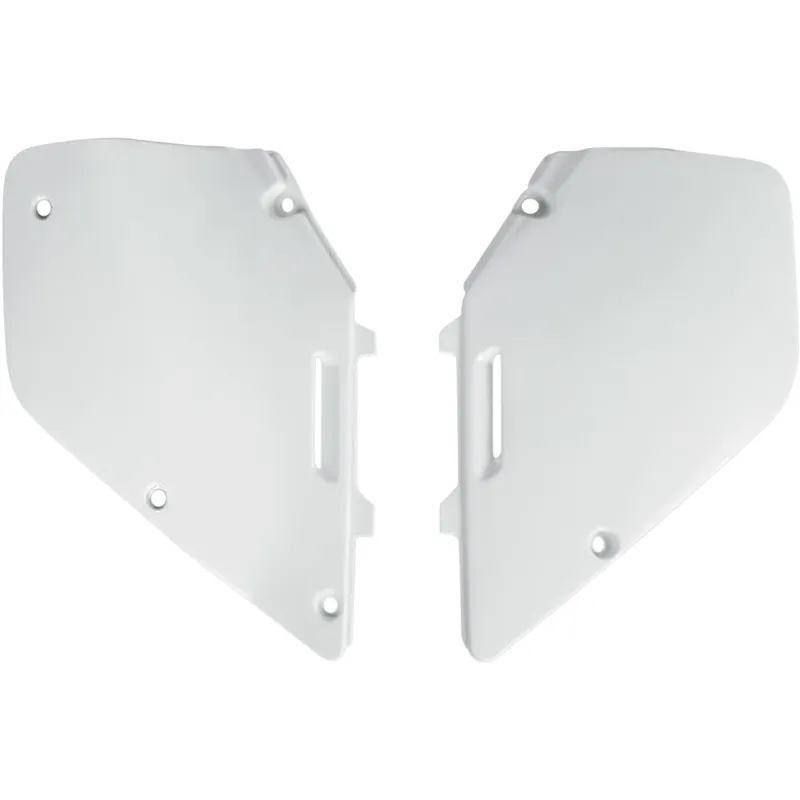 UFO boční tabulky na startovací číslo SUZUKI RM 125/250 96-00 barva bílá Omezená Nabídka